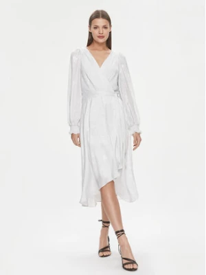 DKNY Sukienka letnia DD3JA479 Biały Regular Fit