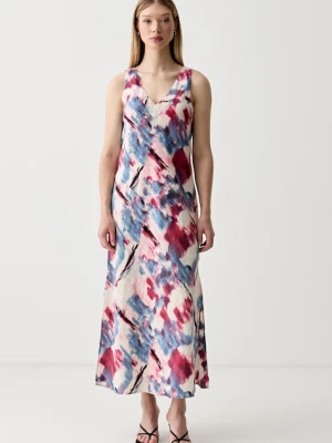 DKNY sukienka letnia lniana