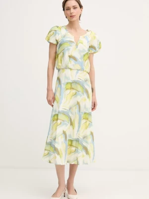 DKNY sukienka letnia z wiskozy