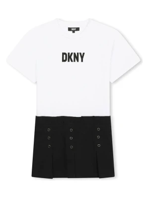 DKNY Sukienka w kolorze czarno-białym rozmiar: 164