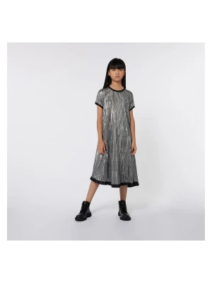 DKNY Sukienka w kolorze srebrno-czarnym rozmiar: 176