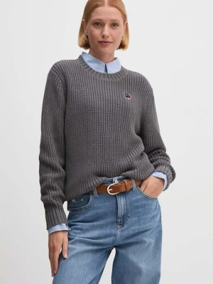 Dkny sweter bawełniany kolor szary D2E4A119