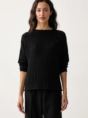 DKNY sweter damski czarny