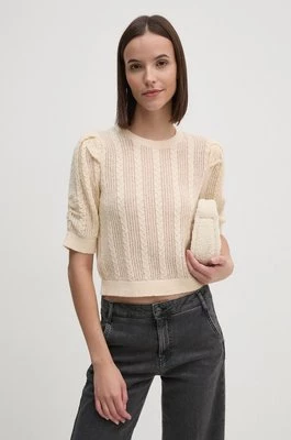 Dkny sweter damski kolor beżowy DJ4R0343