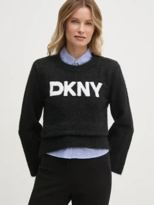 Zdjęcie produktu Dkny sweter damski kolor czarny DJ4R0504