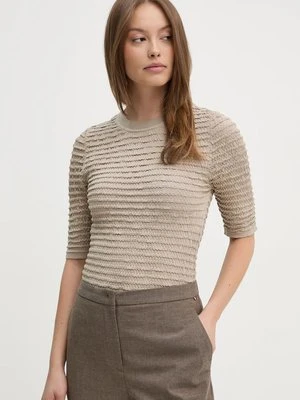 Dkny sweter kolor beżowy lekki P4GSAR10