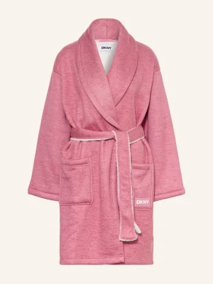 Dkny Szlafrok Damski rosa MOCNORÓŻOWY