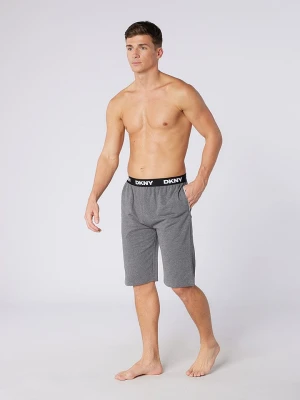 DKNY Szorty dresowe w kolorze szarym rozmiar: M