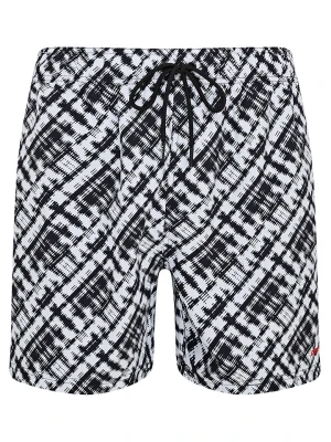 DKNY Szorty kąpielowe w kolorze czarno-białym rozmiar: S