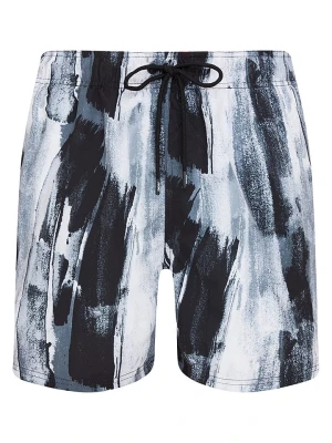 DKNY Szorty kąpielowe w kolorze czarno-błękitnym rozmiar: XL