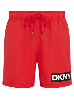 DKNY Szorty kąpielowe w kolorze czerwonym rozmiar: M