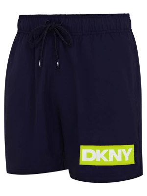 DKNY Szorty kąpielowe w kolorze granatowym rozmiar: L