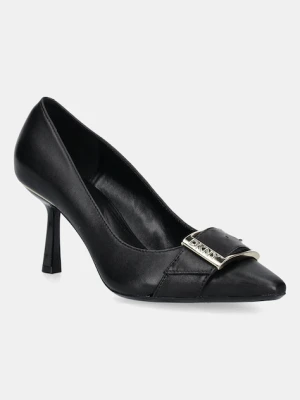 Dkny szpilki skórzane Nashbrook kolor czarny K3544717