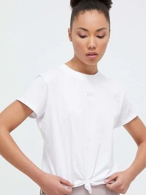 Dkny t-shirt bawełniany damski kolor biały DP3T8521