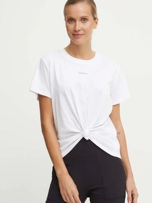 Dkny t-shirt bawełniany damski kolor biały DP4T9994