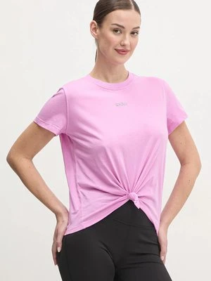 Dkny t-shirt bawełniany damski kolor fioletowy DP5T9994