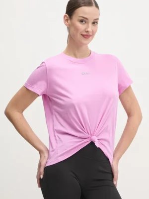 Dkny t-shirt bawełniany damski kolor fioletowy DP5T9994