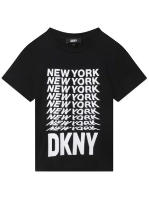 DKNY T-Shirt D35S76 D Czarny Regular Fit