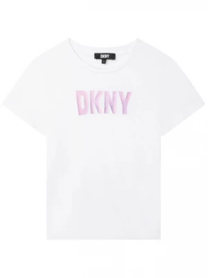 DKNY T-Shirt D35S85 S Biały Regular Fit