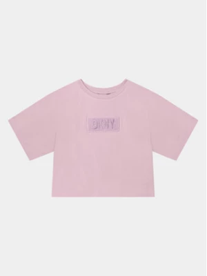DKNY T-Shirt D35T02 D Różowy Regular Fit