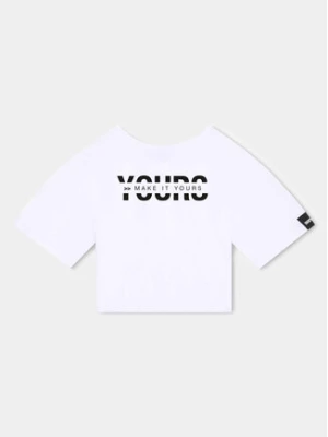 DKNY T-Shirt D35T18 D Biały Regular Fit