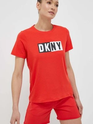 Dkny t-shirt damski kolor czerwony DP2T5894