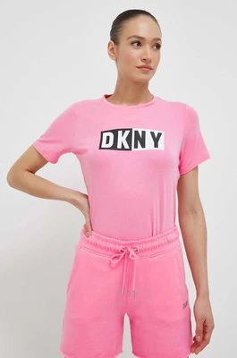Dkny t-shirt damski kolor fioletowy DP2T5894
