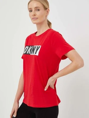 Dkny t-shirt damski kolor różowy DP2T5894