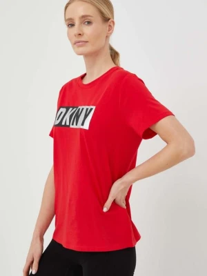 Dkny t-shirt damski kolor różowy DP2T5894