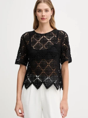 Dkny t-shirt damskie kolor czarny P5ESAX26