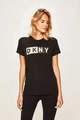 Dkny t-shirt DP8T5894 damski kolor czarny