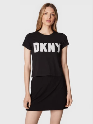 DKNY T-Shirt P2FKHGWG Czarny Regular Fit