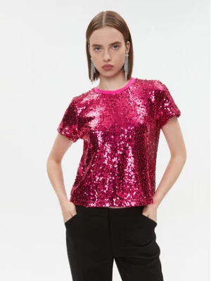 DKNY T-Shirt P3MH4SIT Różowy Regular Fit