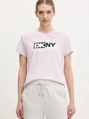 DKNY t-shirt różowy