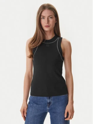 DKNY Top DJ5T1694 Czarny Slim Fit