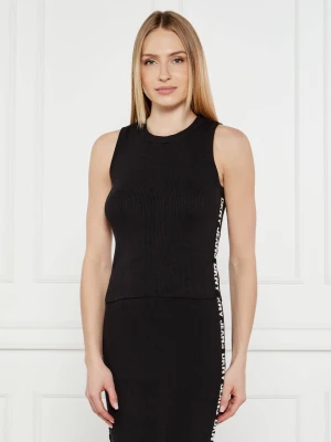 DKNY Top | Slim Fit czarny