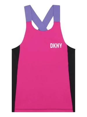DKNY Top w kolorze różowo-czarnym rozmiar: 164