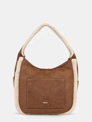 Dkny torebka CAPSULE kolor brązowy R53CDM65