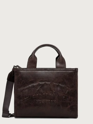 DKNY torebka crossbody damska z imitacji skóry brązowy