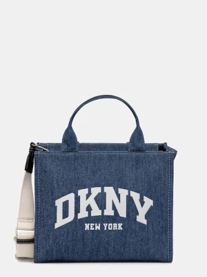 Dkny torebka jeansowa kolor niebieski R52ADR57