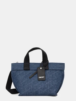 Dkny torebka jeansowa kolor niebieski R52AVJ49