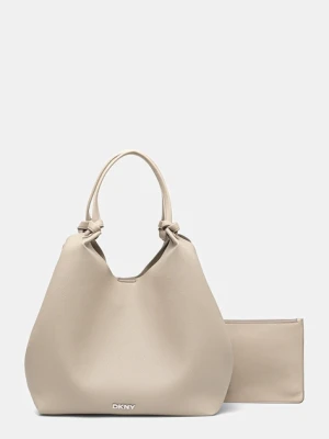 Dkny torebka PAULA COMMUTER TOTE kolor beżowy R42BAE48