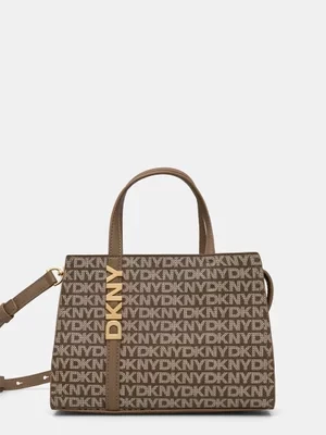 Dkny torebka kolor beżowy R43D5G56