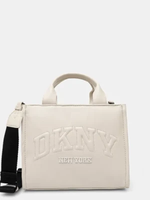 Dkny torebka kolor beżowy R44AZC80