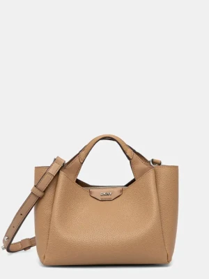 Dkny torebka kolor beżowy R51DYJ07