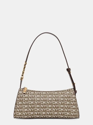 Dkny torebka kolor beżowy R5235G57