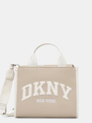 Dkny torebka kolor beżowy R52AZC80