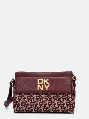 Dkny torebka kolor bordowy R44EFI71