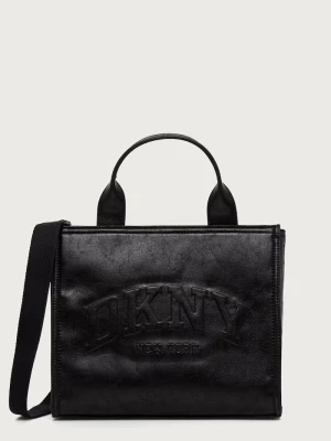DKNY torebka shopper damska z imitacji skóry czarny