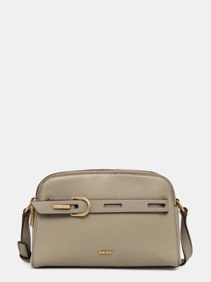 Zdjęcie produktu Dkny torebka skórzana kolor beżowy R44EAI69
